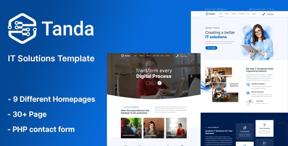 Tanda - Technology & IT Solutions Template - 29590468