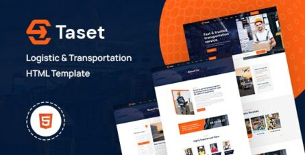 Taset - Logistic & Transportation HTML Template - 35205526