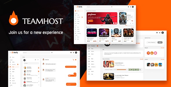 TeamHost – Gaming Community HTML – 36322276