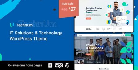 Technum - IT Solutions & Technology WordPress Theme - 33957941