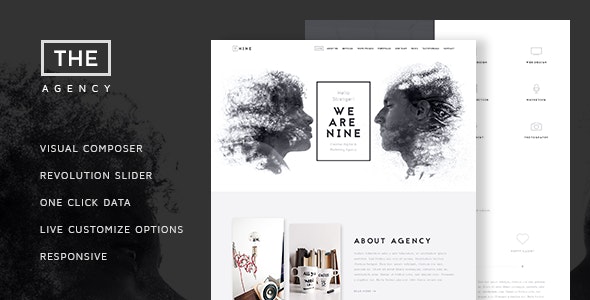 The Agecy – Creative One Page Agency Theme – 13373631