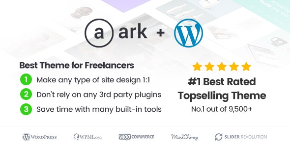 The Ark - WordPress Theme made for Freelancers - 19016121