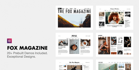 The Fox - Minimal WordPress Blog Magazine Theme - 11103012