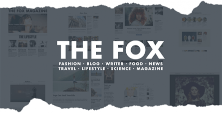The Fox - Modern Blog Magazine Theme - 11103012