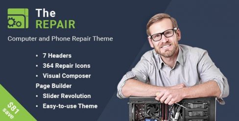 The Repair – Computer and Electronic WordPress Theme – 18200881