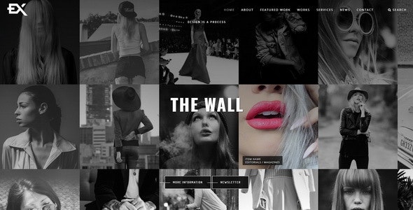 The Wall - Photography Portfolio Template - 19421153