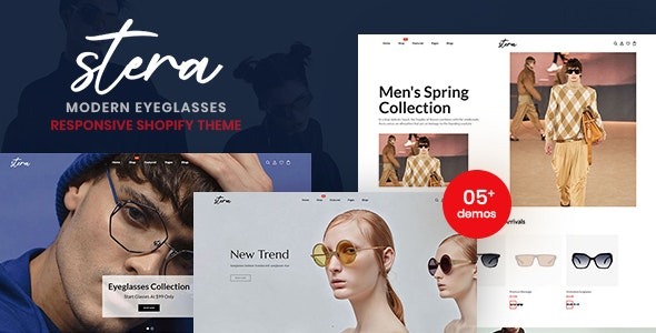 Stera – Modern EyeGlasses Responsive Shopify Theme – 30407925