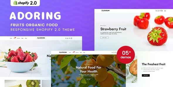 Adoring – Fruits Organic Food Responsive Shopify 2.0 Theme – 49595326