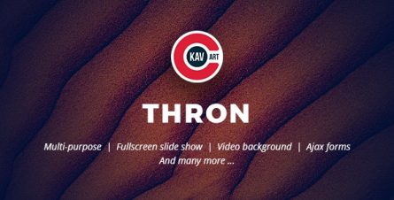 Thron - Creative One Page Template - 23511629