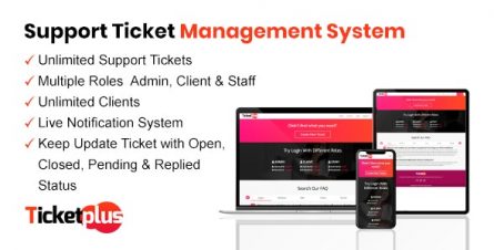 TicketPlus - Support Ticket Management System - 20221316