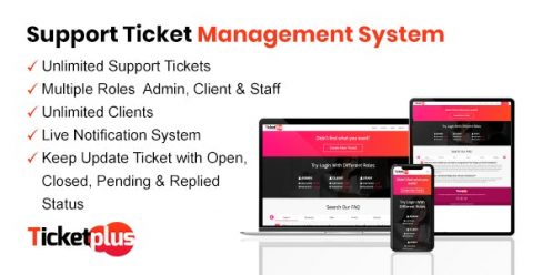 TicketPlus – Support Ticket Management System – 20221316