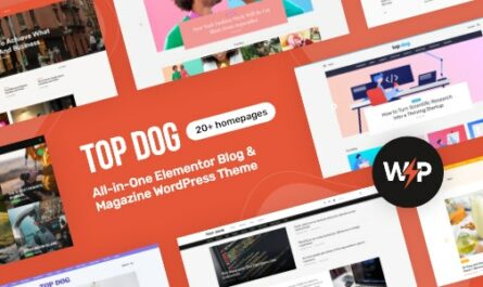 Top Dog - All-in-One Elementor Blog & Magazine WordPress Theme - 38400856