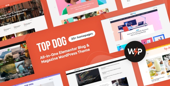 Top Dog – All-in-One Elementor Blog & Magazine WordPress Theme – 38400856