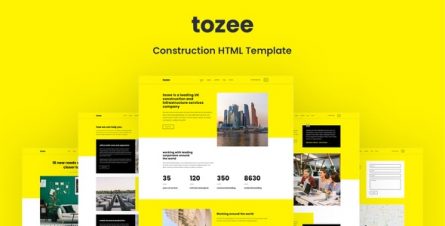 Tozee - Construction HTML Template - 28869327