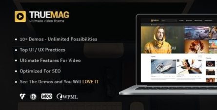True Mag - WordPress Theme for Video and Magazine - 6755267