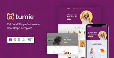 Tuime - Animal Food Website Template - 34575272