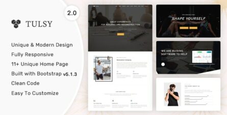 Tulsy - Multipurpose Landing Page Template - 23523701