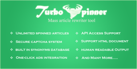Turbo Spinner - Article Rewriter - 8467415