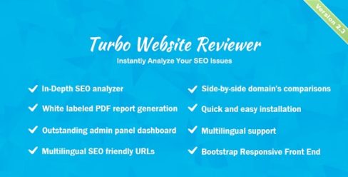 Turbo Website Reviewer – In-depth SEO Analysis Tool – 20069330