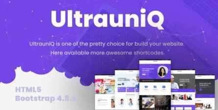 Ultrauniq - Responsive HTML5 Business Template - 29126787