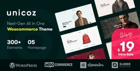 Unicoz – Elementor WooCommerce Theme – 36944694