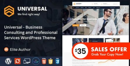 Universal - Business Consulting and Professional Services WordPress Theme - 19483085