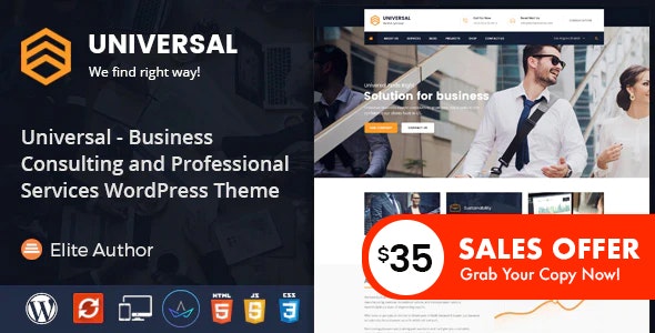 Universal – Business Consulting and Professional Services WordPress Theme – 19483085