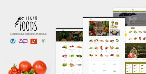Vegan Food – Organic Store Responsive WooCommerce WordPress Theme – 18255861