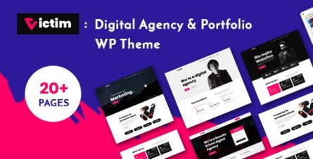 Victim - Digital Agency & Portfolio WordPress Theme - 25391288
