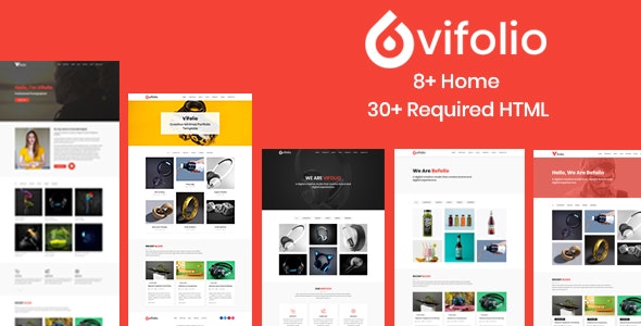 Vifolio – Creative Minimal Portfolio Template – 22832552