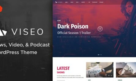 Viseo - News, Video, & Podcast Theme - 19871406