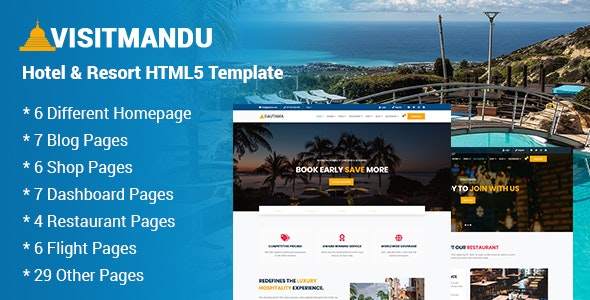 Visitmandu – Hotel & Resort HTML5 Template – 25508734