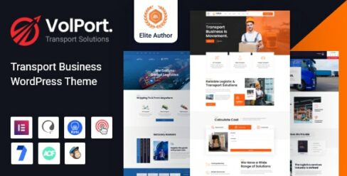 Volport – Logistics & Transport WordPress Theme – 34535155