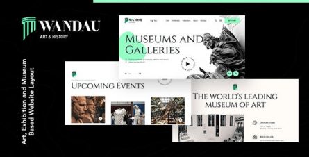 Wandau - Art & History Museum WordPress Theme - 31144415
