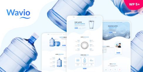 Wavio – Bottled Water Delivery WordPress Theme – 29911968