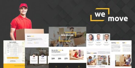 WeMove - Home Moving & Logistic WordPress Theme - 19980307