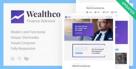 WealthCo - A Fresh Business & Financial Consulting WordPress Theme - 21978047