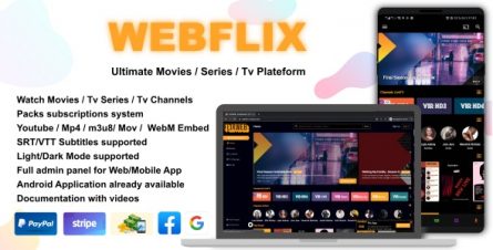 WebFlix - Movies - TV Series - Live TV Channels - Subscription - 28334578