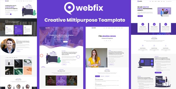 Webfix – Creative Multipurpose Template – 23506455