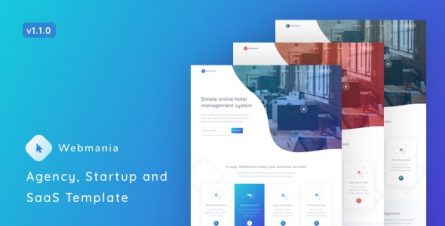 Webmania - Agency, Startup and SaaS Template - 22802780