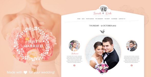 Wedding WordPress Theme – 5872261