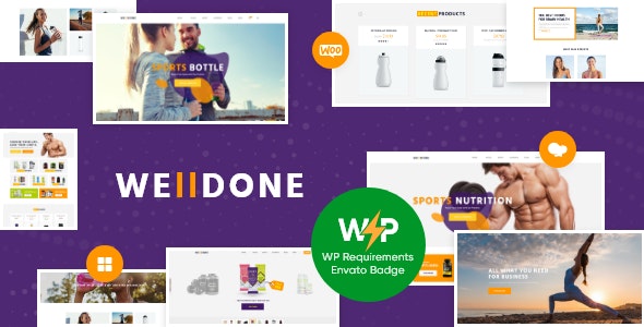 Welldone - Sports & Fitness Nutrition and Supplements Store WordPress Theme - 15710294