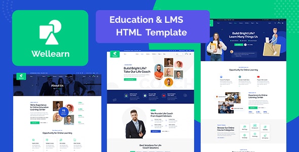 Wellern – Coach Online Courses HTML Template – 37458419