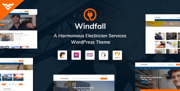 Windfall – Electrician Services WordPress Theme – 23710886