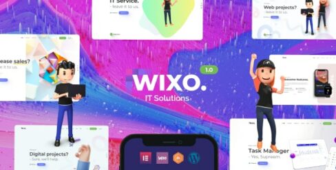Wixo – Technology & IT Solutions WordPress Theme – 34131807