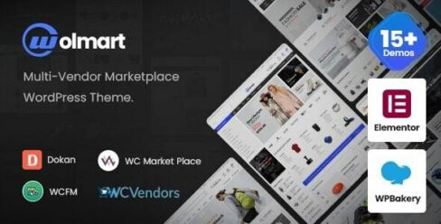 Wolmart | Multi-Vendor Marketplace WooCommerce Theme – 32947681