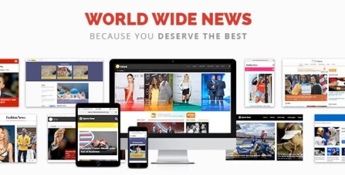 World Wide News – Magazine Responsive WordPress Theme – 19583211