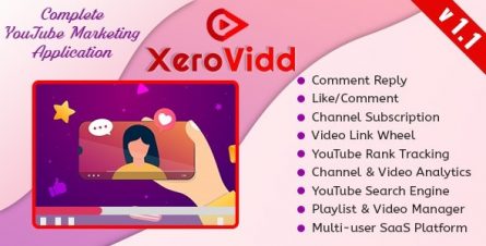 XeroVidd - Complete YouTube Marketing Application (SaaS Platform) - 26121231