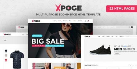 Xpoge - Multipurpose eCommerce HTML Template - 28941827