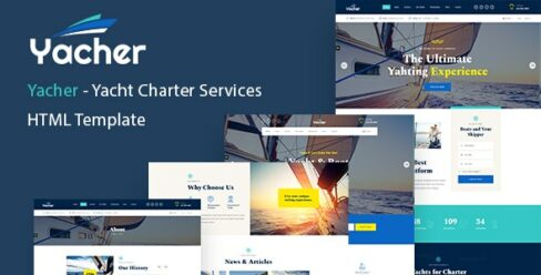 Yacher – Yacht Charter Services HTML Template – 28863365